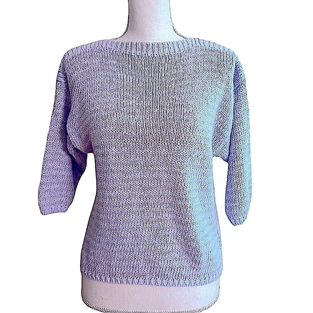 Vintage Gloria Vanderbilt Cotton Ramie Sweater